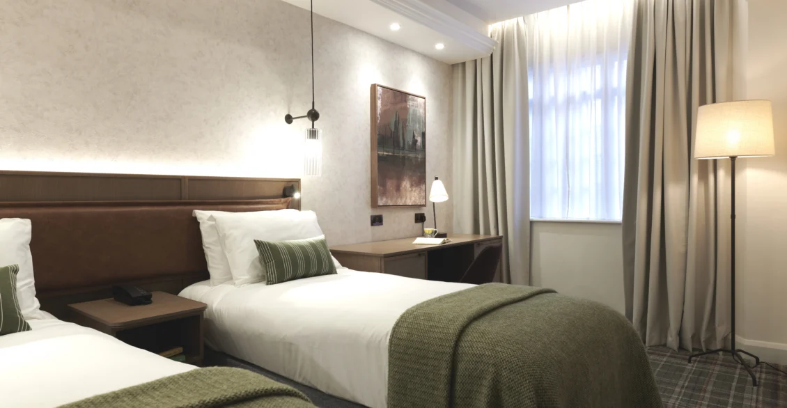 Superior Twin Room at Guild Hotel Bloomsbury