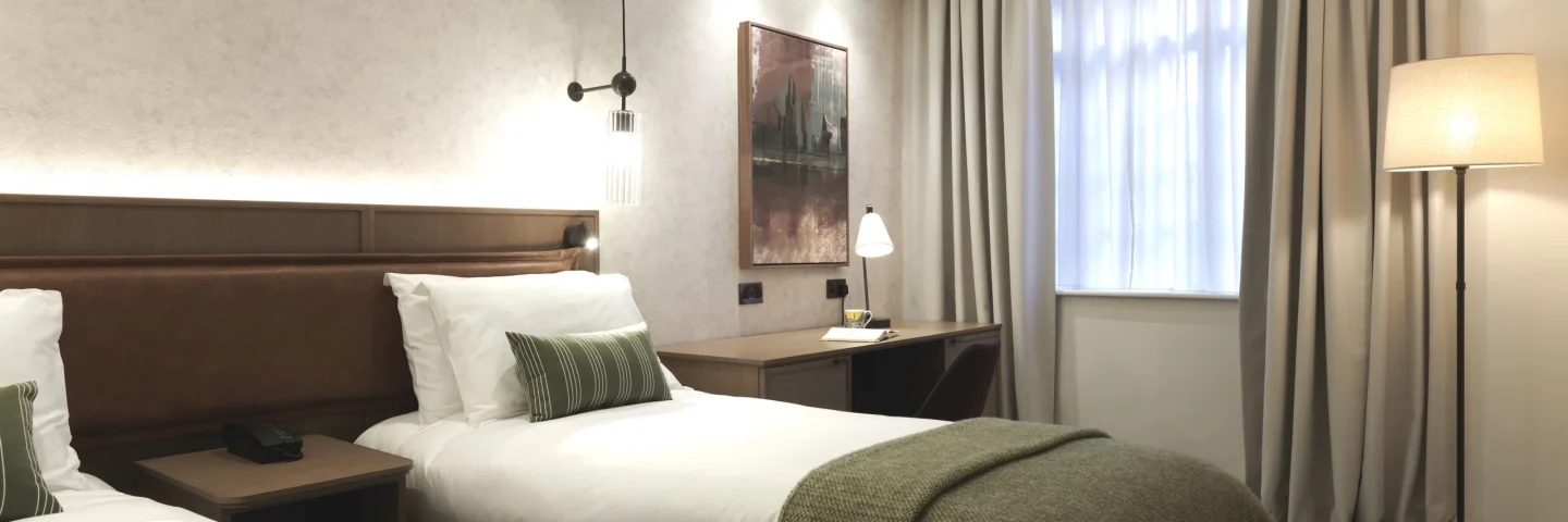 Superior Twin Room at Guild Hotel Bloomsbury