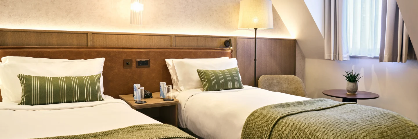 Superior Twin Room at Guild Hotel Bloomsbury