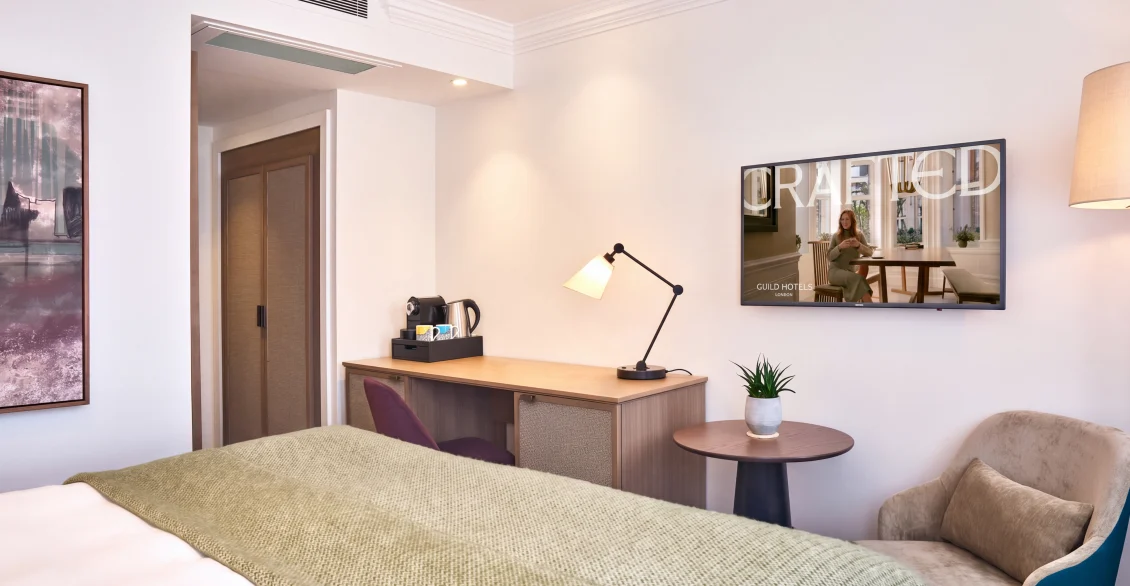 Superior Double Room at Guild Hotel Bloomsbury