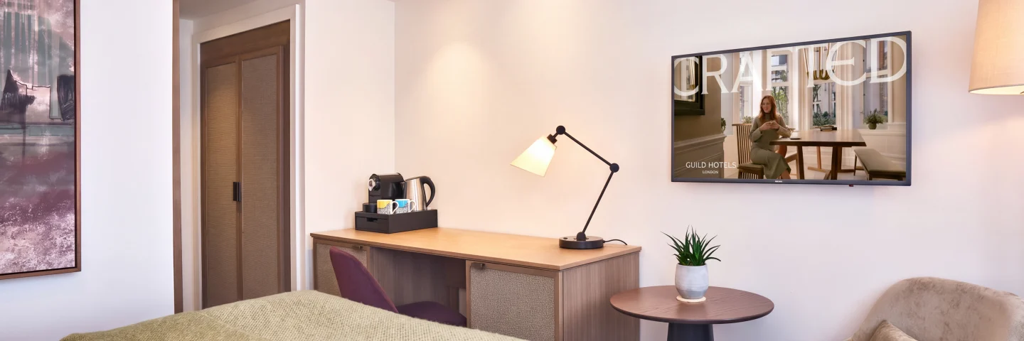 Superior Double Room at Guild Hotel Bloomsbury
